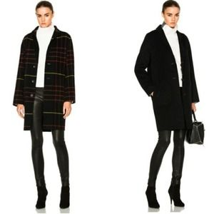 RAG & BONE Bree Reversable Pea Coat